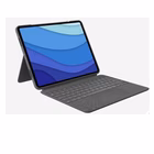 Immagine di Cover textil grigio LOGITECH Combo Touch iPad Pro 12,9 layout spagnolo 920-010211