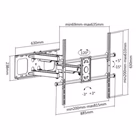 Immagine di Staffa a muro monitor tv 60-100