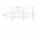 Immagine di Universal flat wall mount 50-86
