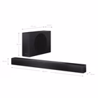 Immagine di Soundbar 330 Nero SHARP Soundbar 2.1 HT-SBW310 + Sub Wireless HT-SBW310