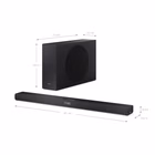 Immagine di Soundbar 360 Nero SHARP Soundbar 2.1 HT-SBW320 + Sub Wireless HT-SBW320