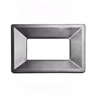 Immagine di Cornice in metallo MEDIAL per BOB COLOR 60 litri colore grigio