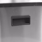 Immagine di Pattumiera a pedale MEDIAL MULTIFLUX in acciaio per la raccolta differenziata colore inox satinato