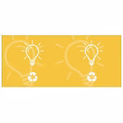 Immagine di Etichette autoadesive MEDIAL per contenitore CASPER simbolo lampadine colore giallo