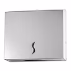 Immagine di Dispenser carta asciugamani MEDIAL BRINOX da 200 fogli per carta piegata a C e Z acciaio inox satina