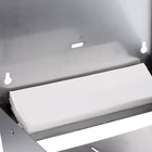 Immagine di Dispenser carta asciugamani MEDIAL BRINOX da 200 fogli per carta piegata a C e Z acciaio inox satina