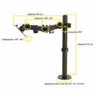 Immagine di Braccio supporto da tavolo 32