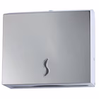 Immagine di Dispenser carta asciugamani MEDIAL BRINOX da 200 fogli per carta piegata a C e Z acciaio inox brilla