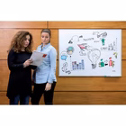 Immagine di Lavagna bianca magnetica in acciaio 150x100 cm