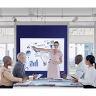 Immagine di Lavagna bianca magnetica in acciaio 180x120 cm