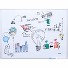 Immagine di Lavagna bianca in melamina 60x45 cm