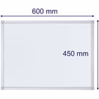 Immagine di Lavagna bianca in melamina 60x45 cm