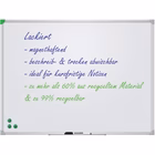 Immagine di Lavagna magnetica cancellabile in acciaio cornice alluminio anodizzato, ecolabel, 90x60 cm, argento