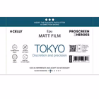 Immagine di Proteggi schermo pellicola protettiva epu CELLY PROFILMPRO MATTE - Matte Film 10 pcs - TOKYO PROS P