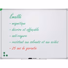 Immagine di Lavagna magnetica cancellabile smaltata cornice alluminio anodizzato, ecolabel, 120x90 cm, argento