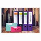 Immagine di Etichette adesive in carta bianca certificata FSC®, 70x36mm, 24 etichette per foglio, 100 fogli