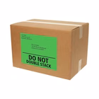 Immagine di Etichette adesive verde fluo in carta certificata FSC®, 200x142mm, 2 etichette per foglio, 70 ff