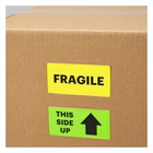 Immagine di Etichette adesive verde fluo in carta certificata FSC®, 200x142mm, 2 etichette per foglio, 70 ff