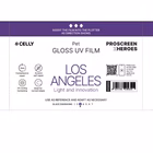 Immagine di Proteggi schermo pellicola protettiva pet CELLY PROFILMPRO GLOSSY UV - Glossy UV Film 20 pcs - LOS P