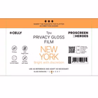 Immagine di Proteggi schermo pellicola protettiva tpu CELLY PROFILMPRO PRIVACY GLOSSY - Privacy Glossy Film 5 PR