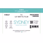 Immagine di Proteggi schermo pellicola protettiva pet CELLY PROFILMPRO MATTE UV - Matte UV Film 5 pcs - SIDNEY P