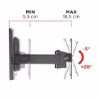 Immagine di Staffa muro flatstyle fr 100