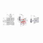 Immagine di Staffa muro flatstyle fr200