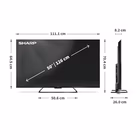 Immagine di Tv 50" 4K (3840x2160) SHARP 50 UHD 4K 144hz QLED Google TV 50HR7265E