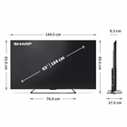 Immagine di Tv 65" 4K (3840x2160) SHARP 65 UHD 4K 144hz QLED Google TV 65HR7265E