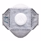 Immagine di Eagle FFP3 respiratore piatto pieghevole al carbonio con valvola pk10 PORTWEST P392 colore bianc