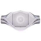 Immagine di Eagle FFP3 respiratore piatto pieghevole al carbonio con valvola pk10 PORTWEST P392 colore bianc