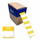 Immagine di Etichette alimentari AVERY giornaliere (martedì) 25x25 mm colore giallo