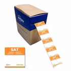 Immagine di Etichette alimentari AVERY giornaliere (sabato) 25x25 mm colore arancione