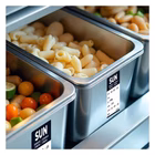 Immagine di Etichette alimentari AVERY giornaliere (domenica) 40x56 mm colore nero