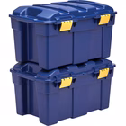 Immagine di Baule portaoggetti FELLOWES 40 litri colore blu/giallo