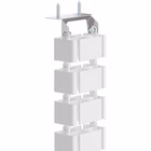 Immagine di Guaina fasciacavi FELLOWES Cable spine colore bianco