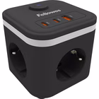 Immagine di Multipresa FELLOWES Power Cube tipo F colore nero