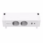 Immagine di Multipresa FELLOWES Power Desk 2 tipo F colore bianco