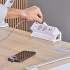 Immagine di Multipresa FELLOWES Power Desk 2 tipo F colore bianco