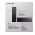 Immagine di Pc Desktop windows 11 pro intel core ultra 5 512GB MSI PRO DP80 AI A2G-083XEU 9S6-B20811-083