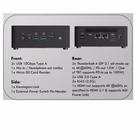 Immagine di Pc Desktop windows 11 pro intel core ultra 7 1000GB MSI CUBI NUC AI 1UMG-005EU 9S6-B20611-001