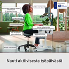 Immagine di Sgabello oscillante LEITZ ACTIVE COMFORT da seduta colore nero