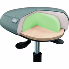 Immagine di Sgabello oscillante LEITZ ACTIVE COMFORT da seduta colore nero