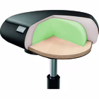 Immagine di Sgabello LEITZ ACTIVE COMFORT da seduta colore nero