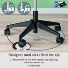 Immagine di Sgabello LEITZ ACTIVE COMFORT da seduta colore nero