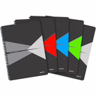 Immagine di Blocco notes LEITZ OFFICE spiralato A4 righe colori assortiti