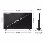Immagine di Tv 40" Full HD (1920x1080) SHARP 40 Full HD Google TV 40HF2265E