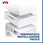 Immagine di Kit giunzione colonna bucato plastica MELICONI Torre Extra L60 656112