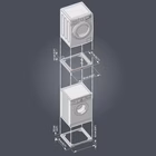 Immagine di Kit giunzione colonna bucato plastica MELICONI Moving Tower 656147