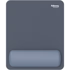 Immagine di Tappetino mouse con poggiapolsi FELLOWES Breyta con microban colore blu marino